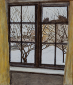 Cherry Trees in the Snow